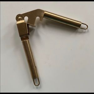 CB2 Gold Garlic Press
